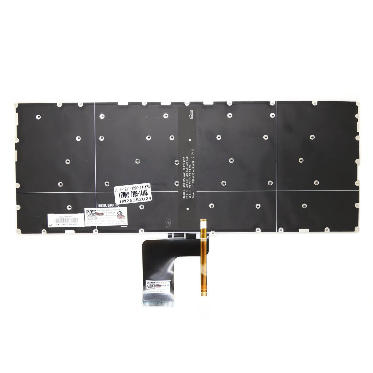 CLAVIER FRANÇAIS AZERTY POUR PC PORTABLE LENOVO YOGA 720-12IKB / 720-13IKB - SN20M61406 / LCM16K5 / PK131YJ1B18-2