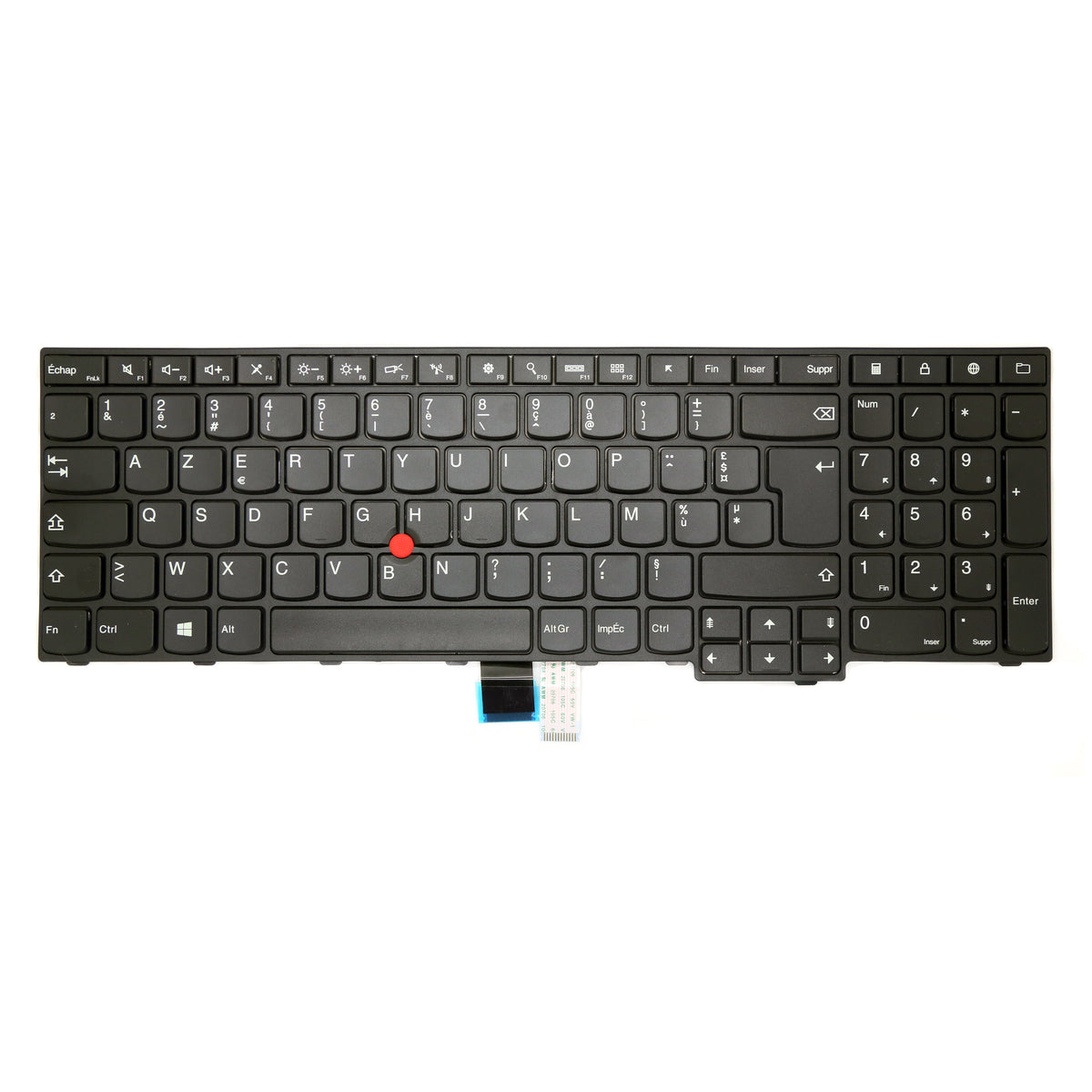 CLAVIER FRANÇAIS AZERTY POUR PC PORTABLE LENOVO THINKPAD EDGE E550 / E550C / E555 / E555C-2