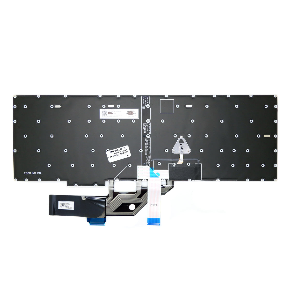 CLAVIER FRANÇAIS AZERTY POUR PC PORTABLE LENOVO THINKPAD E16 GEN 2 - 21M5 21M6 21MA 21MB + rétro-3