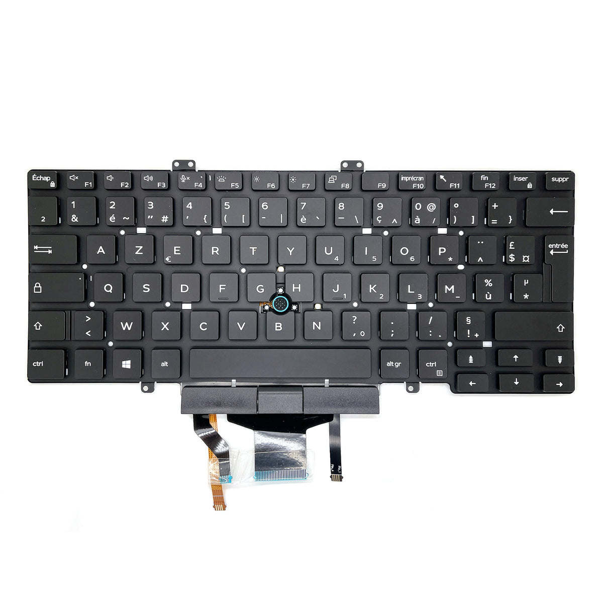 CLAVIER FRANÇAIS AZERTY POUR PC PORTABLE DELL LATITUDE 5400 / 5401 / 5410 / 5411 SERIES + rétro-1