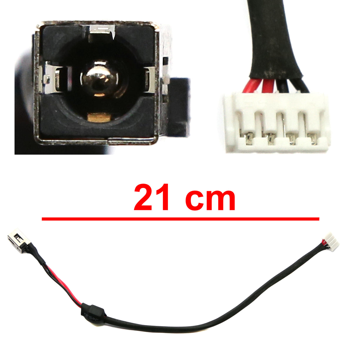 CONNECTEUR D'ALIMENTATION POUR PC PORTABLE ASUS A53U / K53U / X53U / K53E / U53E / X53E