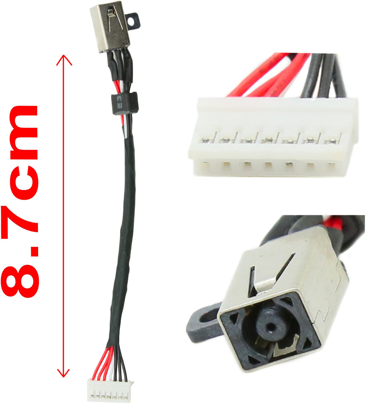 CONNECTEUR D'ALIMENTATION POUR PC PORTABLE DELL PRECISION 5510 / M5510 / 5520 / 5530