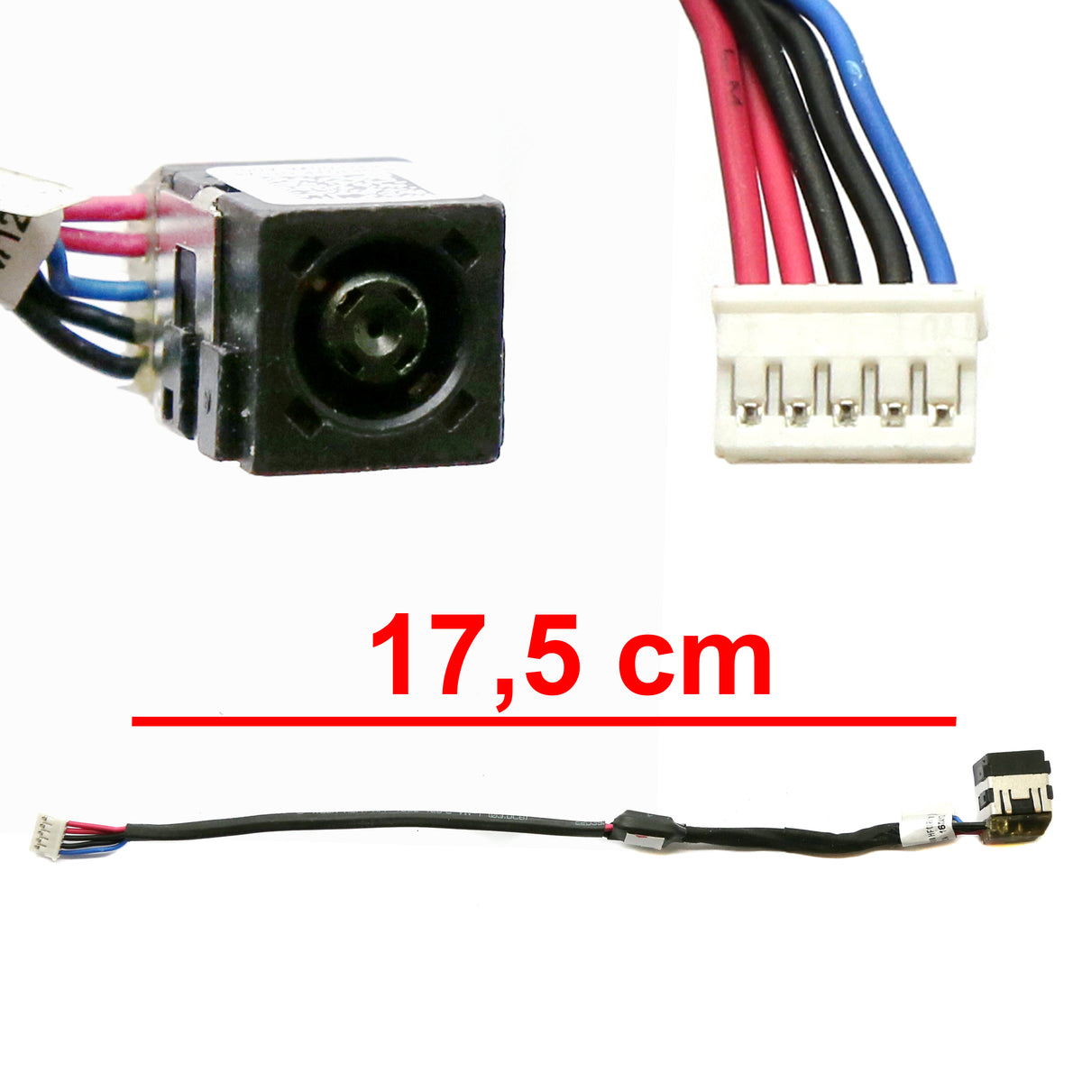 CONNECTEUR D'ALIMENTATION POUR PC PORTABLE DELL LATITUDE E5530 (VERSION LONGUE)