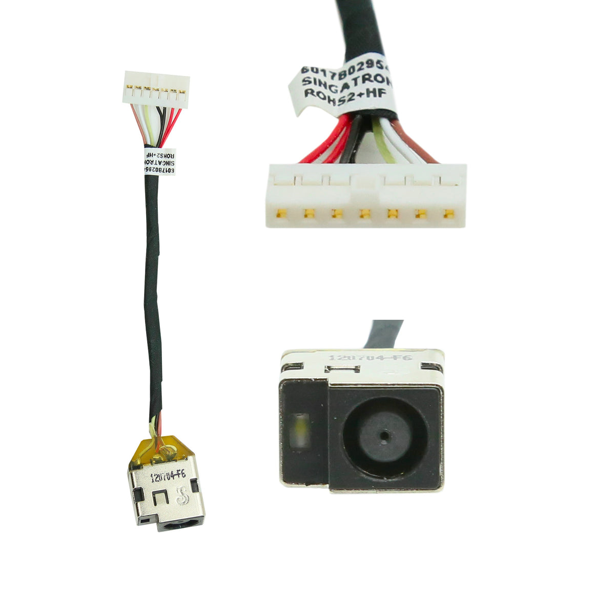 CONNECTEUR D'ALIMENTATION POUR PC PORTABLE HP PAVILION G6 / G6T / G6Z SERIES - 640891-001 / 6017B0295401