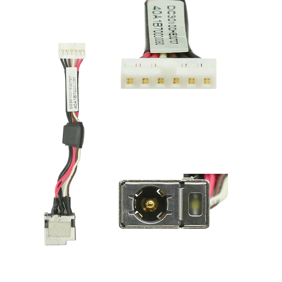 CONNECTEUR D'ALIMENTATION POUR PC PORTABLE HP FOLIO 13-1000 SERIES - 672361-001 / DC30100HE00