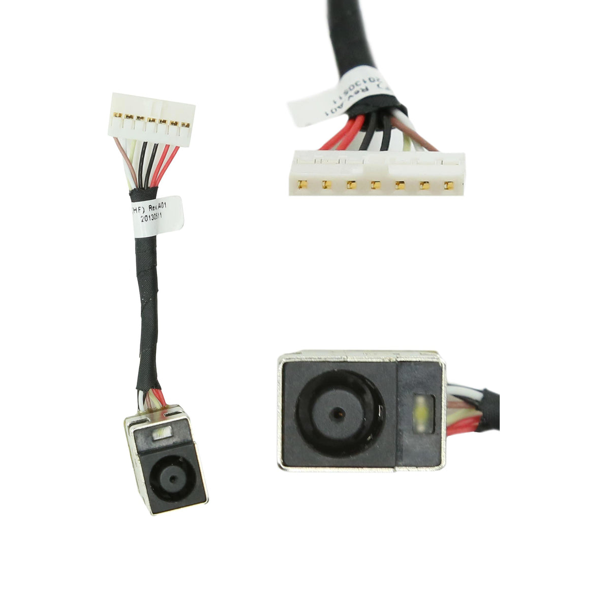 CONNECTEUR D'ALIMENTATION POUR PC PORTABLE HP PAVILION DM4-1000 / DM4-2000 / DV3-4000 / DV4-4000 - 608273-001 / 615913-001 / 650457-001 / 6017B0256201 / 6017B0269001