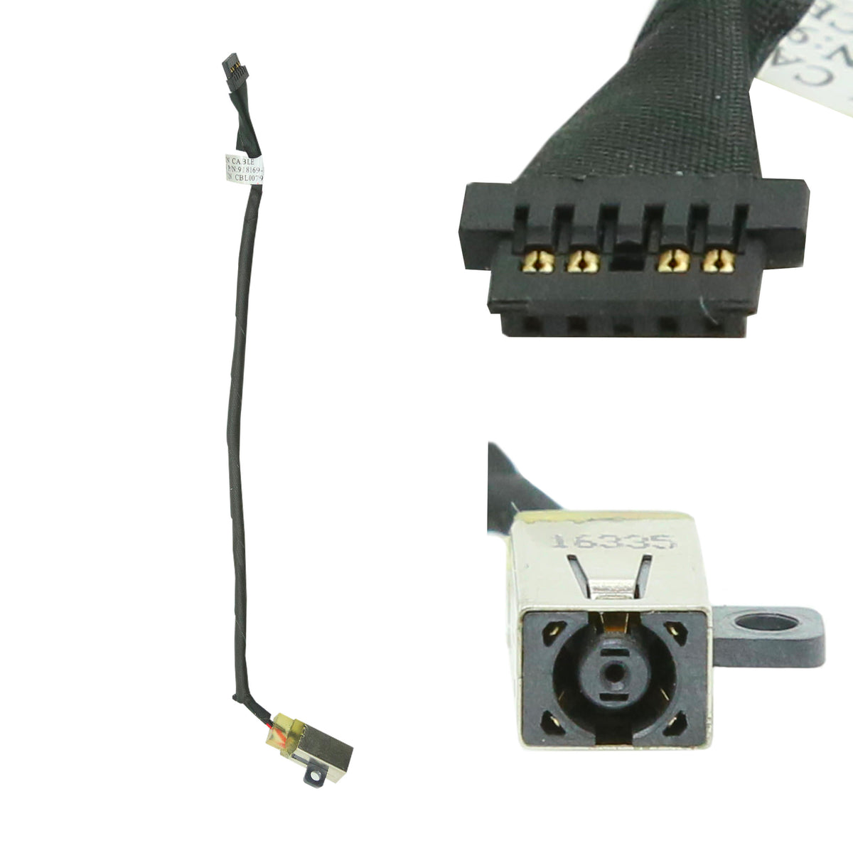 CONNECTEUR D'ALIMENTATION POUR PC PORTABLE HP CHROMEBOOK 11 G4 G5 EE - 918169-YD1 / 920842-001