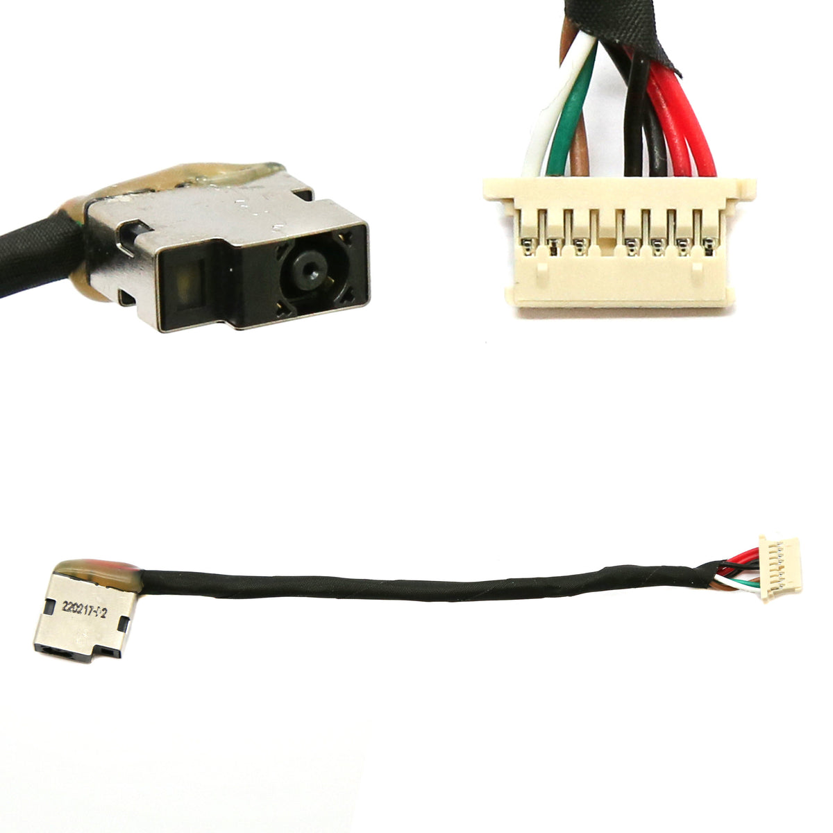 CONNECTEUR D'ALIMENTATION POUR PC PORTABLE HP 15-DA / 15-DB / 15-EG / 15-EH SERIES - M08887-001 / M01322-S75-1