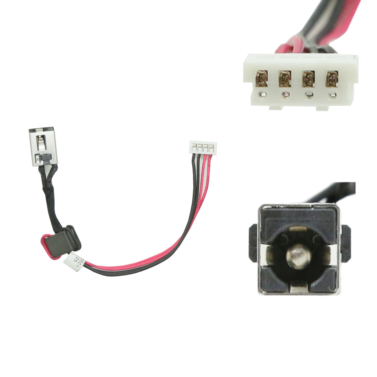 CONNECTEUR D'ALIMENTATION POUR PC PORTABLE TOSHIBA SATELLITE C50-A / C55-A / C70-B / C75-B / L50-A / L55-A-1