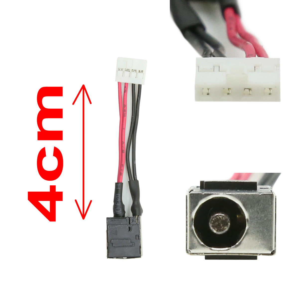 CONNECTEUR D'ALIMENTATION POUR PC PORTABLE TOSHIBA PORTEGE R830 / R835 / R930 / R935 SERIES