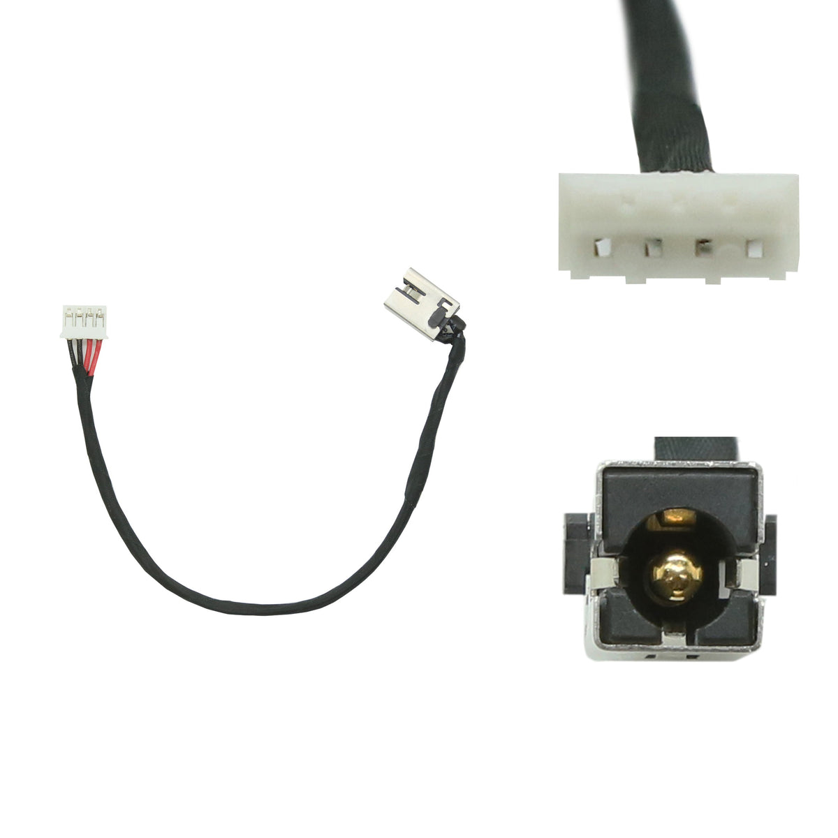CONNECTEUR D'ALIMENTATION POUR PC PORTABLE TOSHIBA SATELLITE P840 / P845 / P840T / P845T