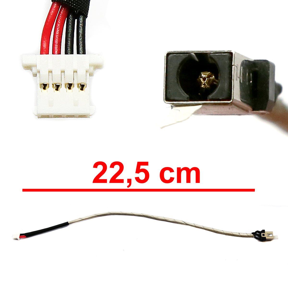 CONNECTEUR D'ALIMENTATION POUR PC PORTABLE LENOVO IDEAPAD 510S-13ISK / 510S-14ISK