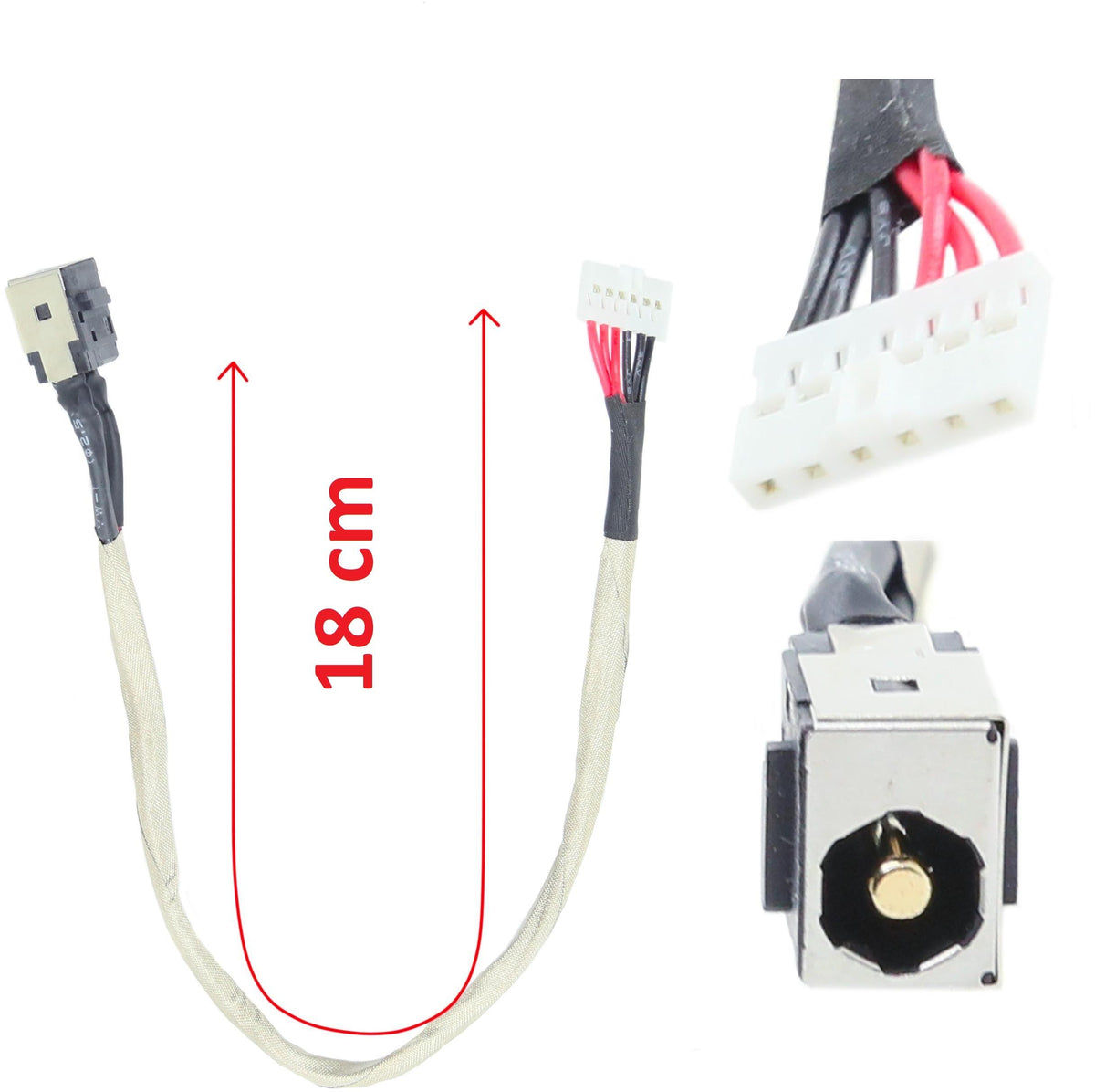 CONNECTEUR D'ALIMENTATION POUR PC PORTABLE MSI GE62 / GE72 / GL62 / GL72 / CR62 / CR72 / CX62 / CX72 / GS60 / GS70-1