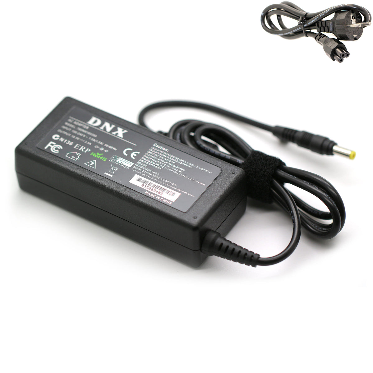 CHARGEUR POUR PC PORTABLE HP - 18.5V 3.5A  4.8 x 1.7mm-1