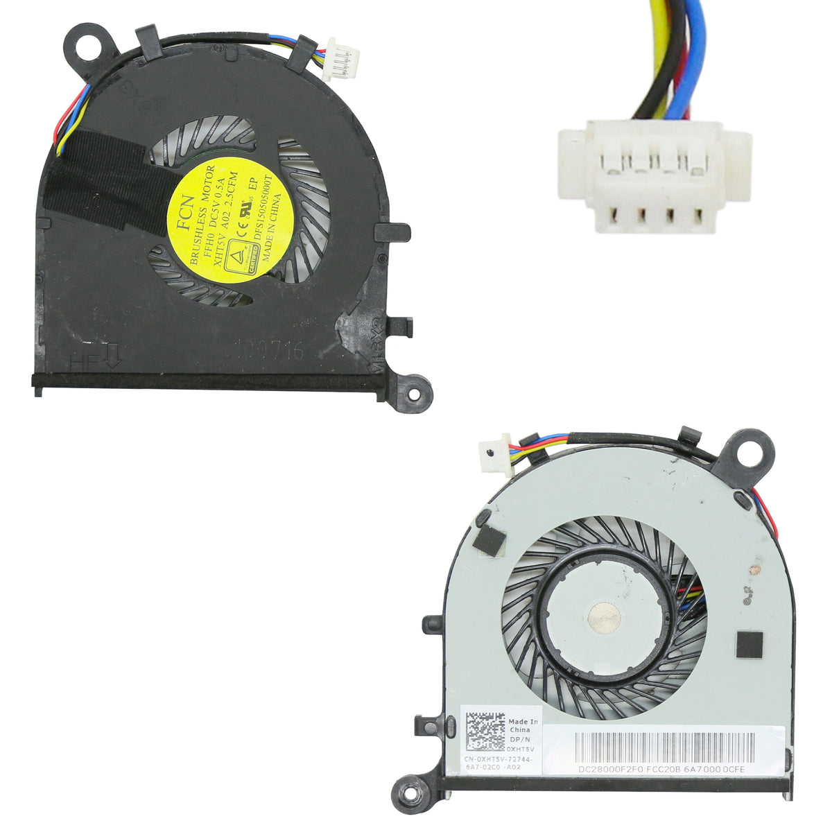 VENTILATEUR CPU POUR PC PORTABLE DELL XPS 13 9343 / 9350 / 9360 - 0XHT5V