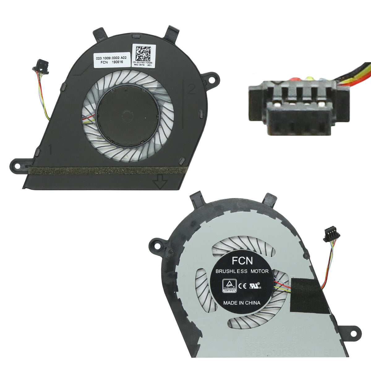 VENTILATEUR CPU POUR PC PORTABLE DELL INSPIRON 7373 / 7373-5558GRY-PUS - DJFK0