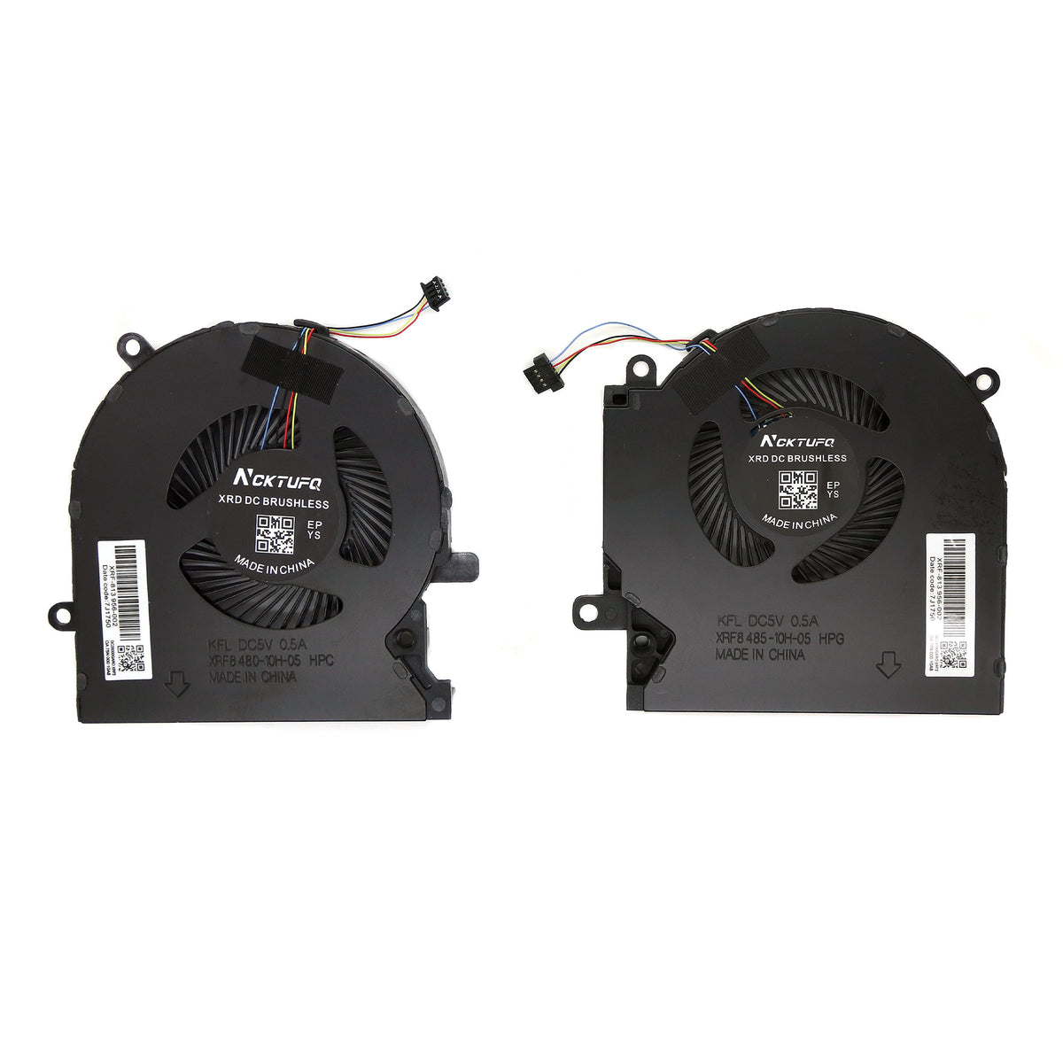 VENTILATEURS CPU & GPU POUR HP OMEN 15-EK SERIES - VERSION 5V-1