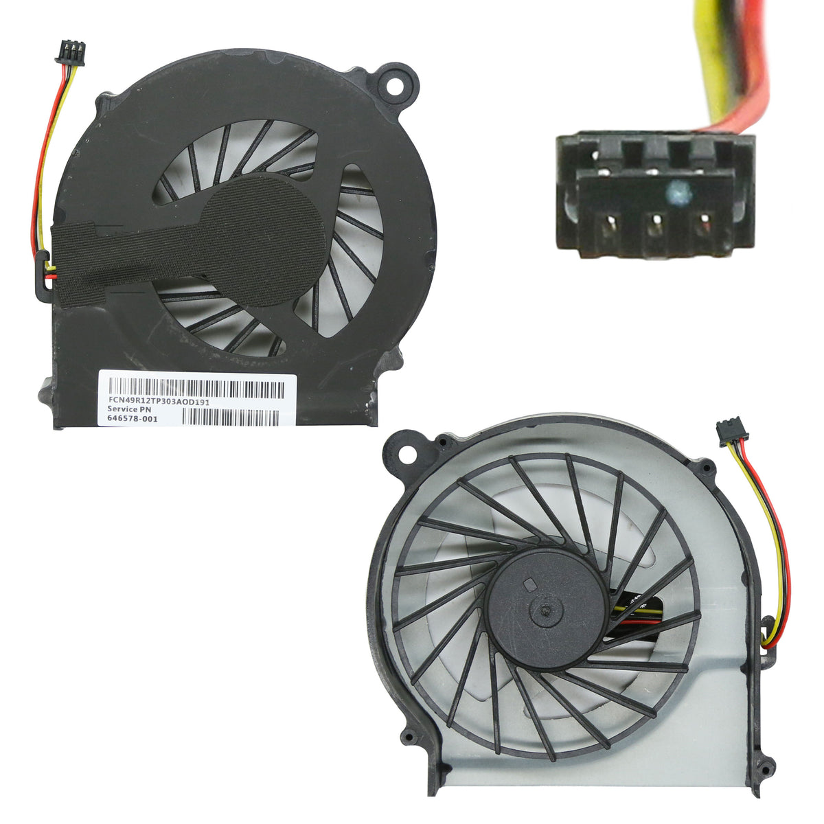 VENTILATEUR CPU POUR PC PORTABLE HP G42 / G56 / G62 PAVILION G4-1000 / G6-1000 / G7-1000