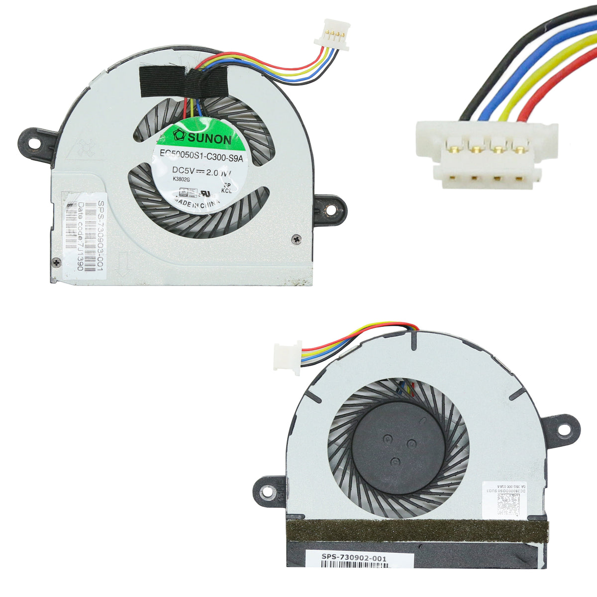 VENTILATEUR CPU POUR PC PORTABLE HP PAVILION 11-E000 SERIES - 730902-001 / 730903-001