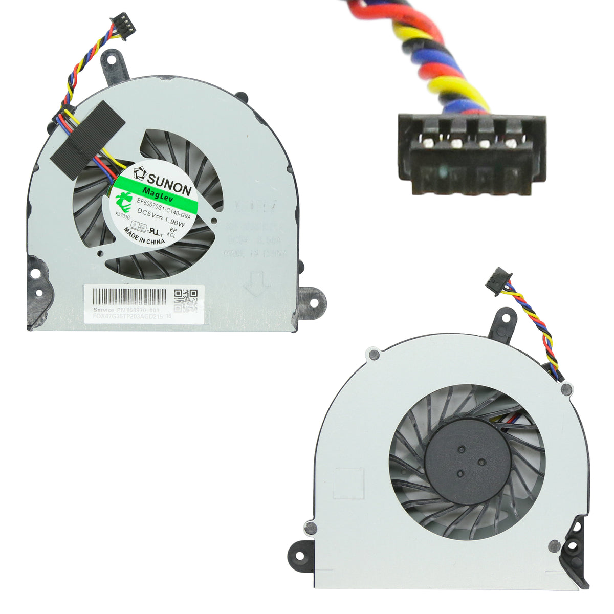 VENTILATEUR CPU POUR PC PORTABLE HP ELITEBOOK 8560P / 8560W / 8560B / 8570P - HP PROBOOK 6560B / 6565B / 6570B-1