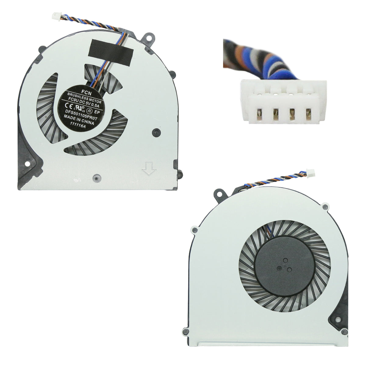 VENTILATEUR CPU POUR PC PORTABLE HP PROBOOK 350 G1 - 746657-001 / 746659-001