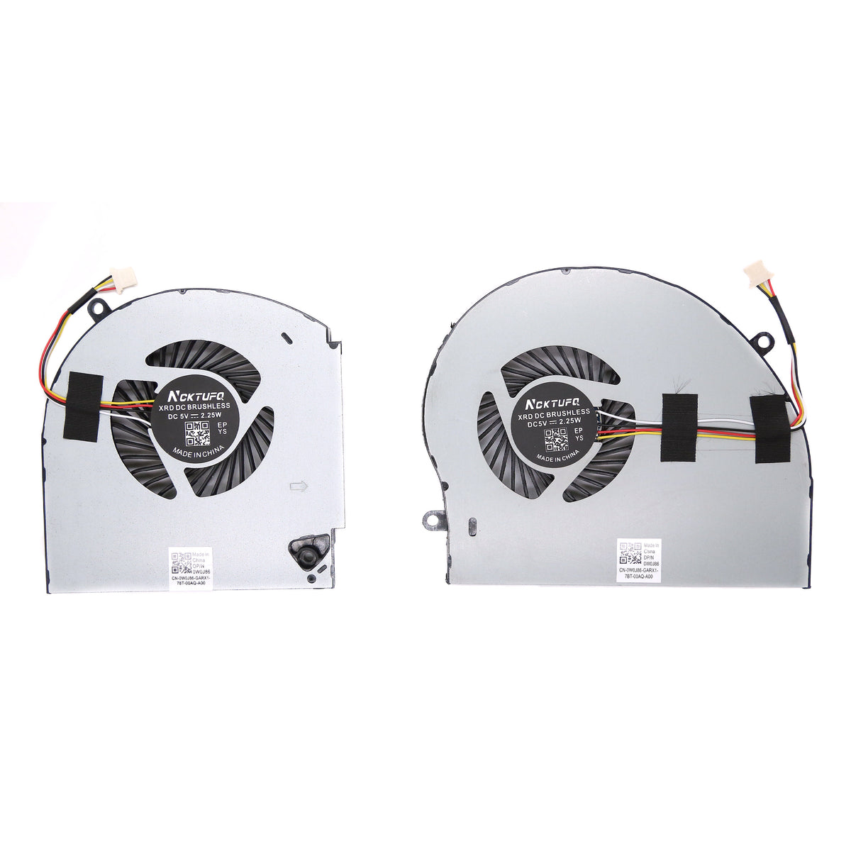 VENTILATEURS CPU & GPU POUR PC PORTABLE DELL ALIENWARE 17 R4 / 17 R5 SERIES - 0K2PKV / 04RFW1 / 0W0J86