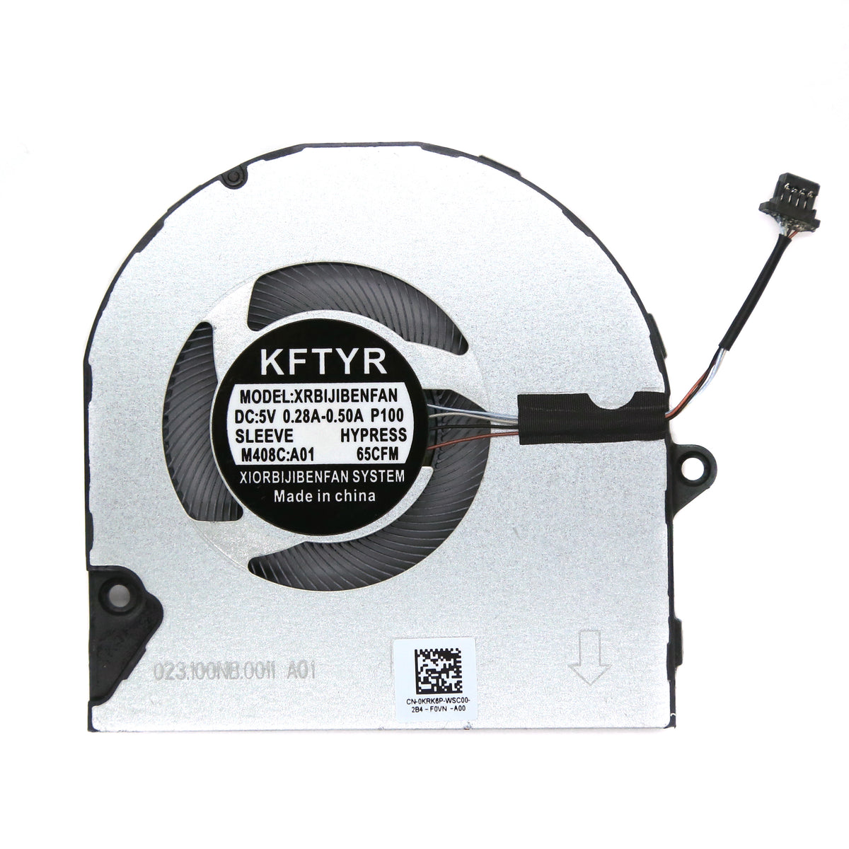 VENTILATEUR CPU POUR PC PORTABLE DELL INSPIRON 15 5510 / 5515 / 5518 - 0KRK6P-1