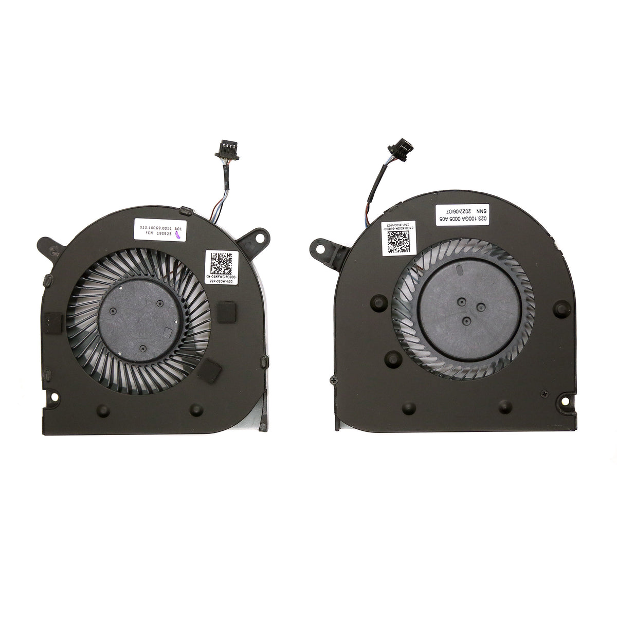 VENTILATEURS CPU & GPU POUR PC PORTABLE DELL G3-3500 / G3-3590 / G5 SE / 15 5500 / 15 5505-2