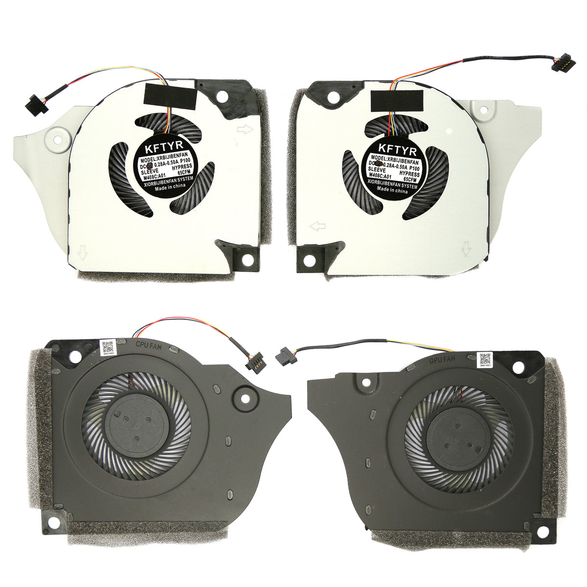 VENTILATEURS CPU & GPU POUR PC PORTABLE DELL INSPIRON G5-5590 / G7-7590 / G7-7790