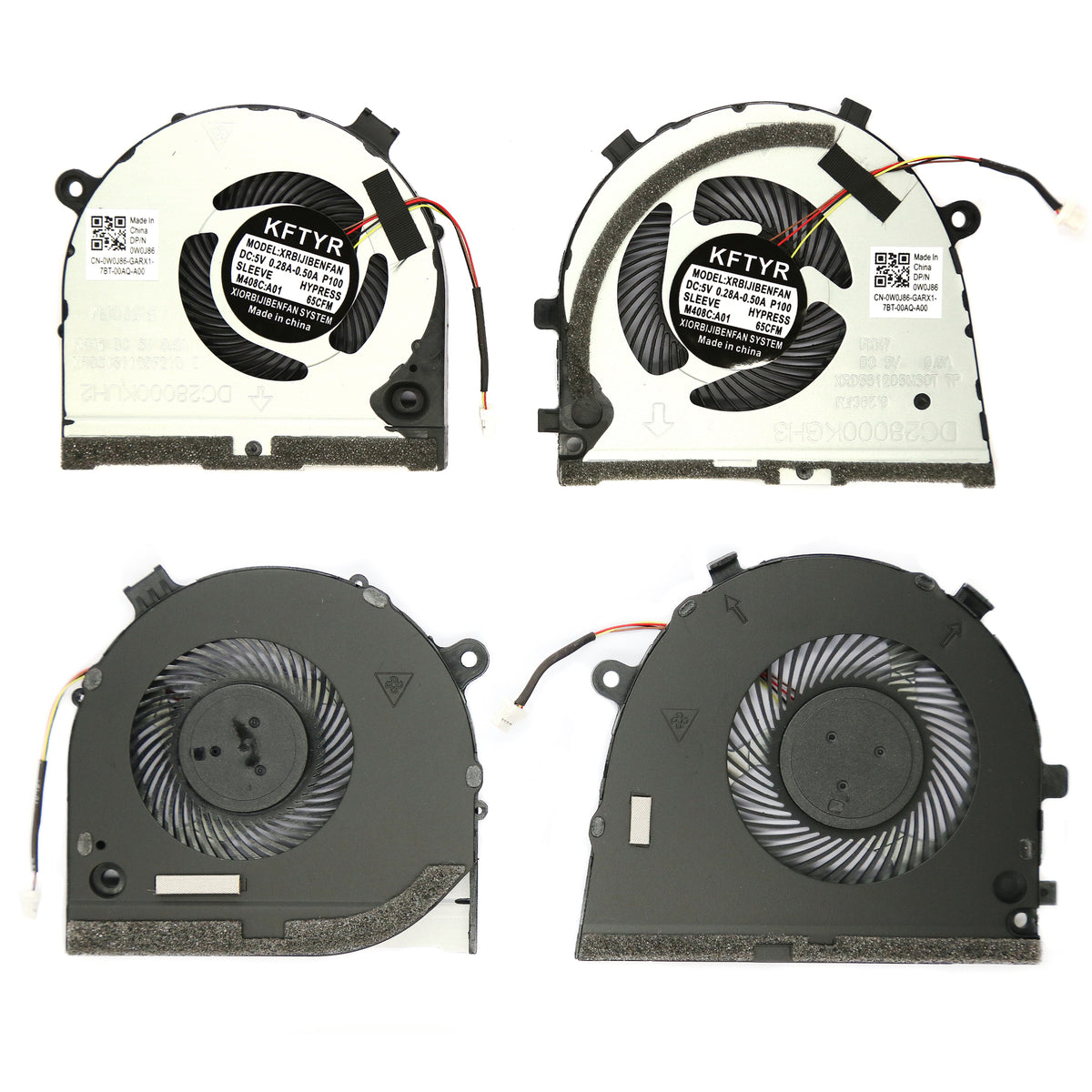 VENTILATEURS CPU & GPU POUR PC PORTABLE DELL INSPIRON G3-3579 / G3-3779-1