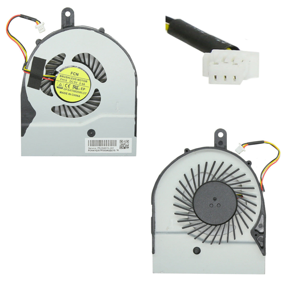 VENTILATEUR CPU POUR PC PORTABLE DELL INSPIRON 5458 / 5459 / 5558 / 5559 / 5755 / 5758 / V3558