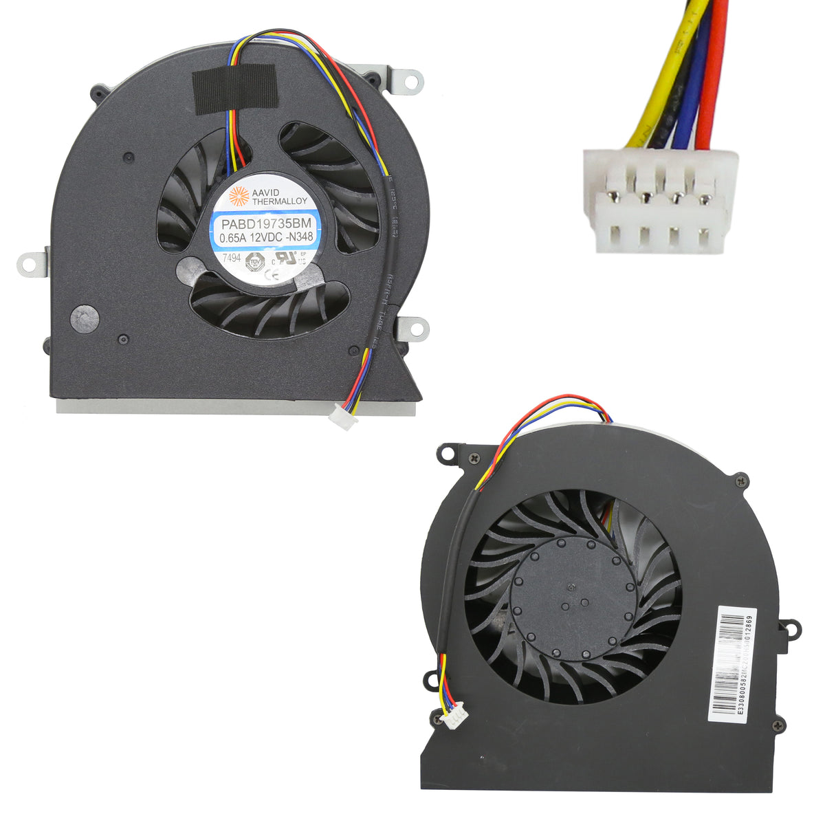 VENTILATEUR CPU POUR PC PORTABLE MSI GT62 / GT62VR - MS-16L1 / MS-16L2 / MS-16L3