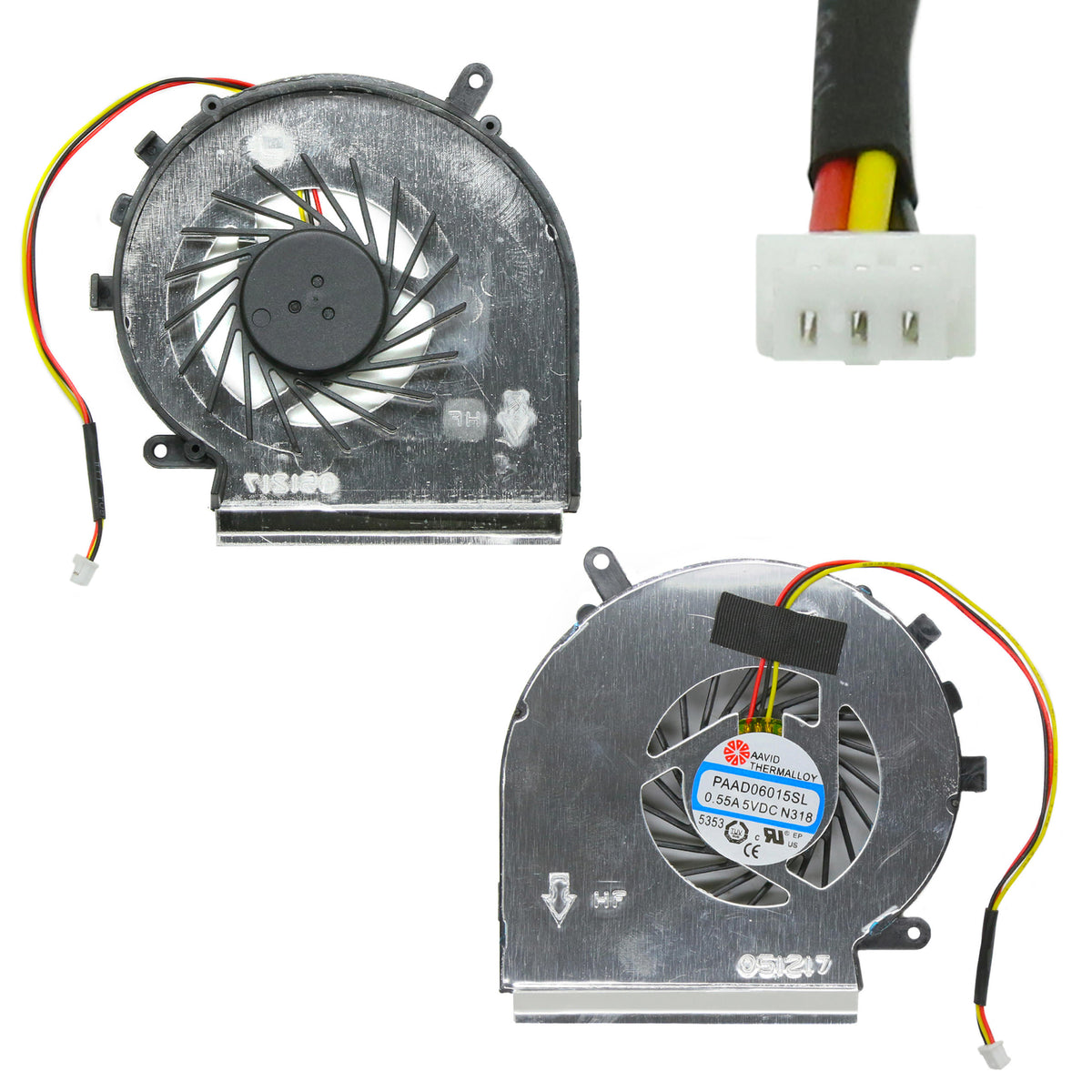 VENTILATEUR CPU POUR PC PORTABLE MSI CR62 / CR72 / CX62 / CX72 / GE62 / GE72-1