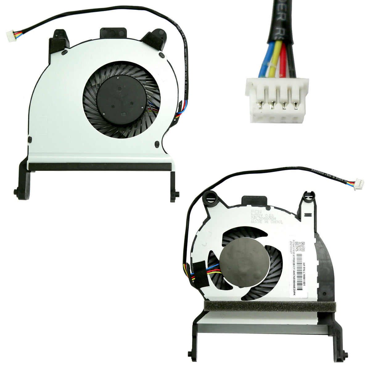 VENTILATEUR CPU POUR PC PORTABLE HP ELITEDESK 800 G4 / 400 G4 / 600 G4 - L19561-001 / L19564-001