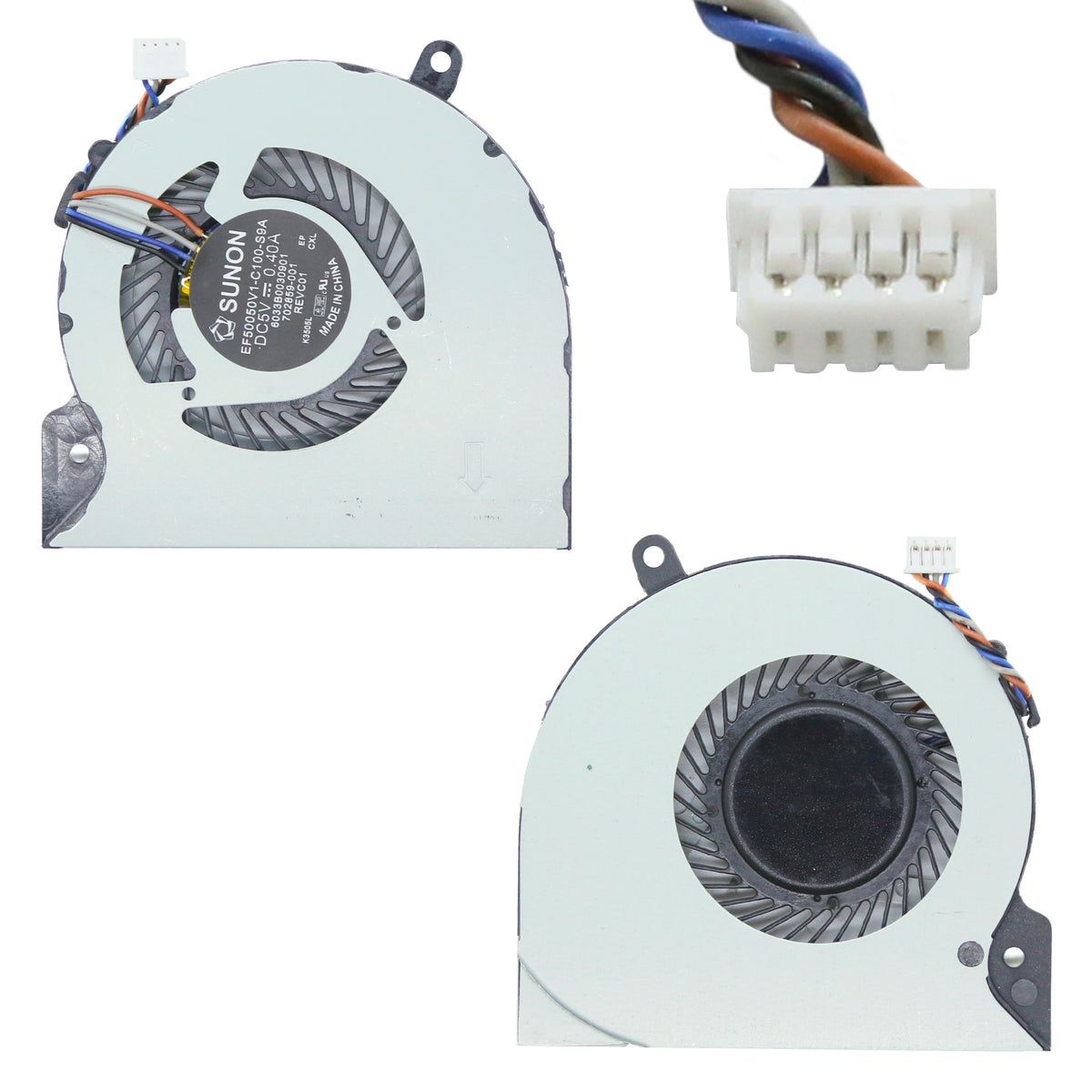 VENTILATEUR CPU POUR PC PORTABLE HP ELITEBOOK FOLIO 9470 / 9470M / 9480M - 702859-001