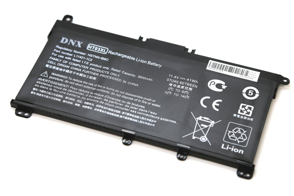 BATTERIE POUR PC PORTABLE HP 14-CE / 14-CF / 14-CK - HSTNN-IB8O / 5LM85AV / HSTNN-1B80 / HSTNN-DB8R / HSTNN-DB8S / HSTNN-DB9D / HSTNN-IB80 / HSTNN-IB8X - 11.4V 3600mAh-1