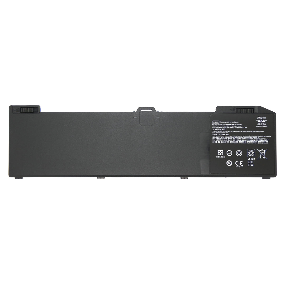 BATTERIE POUR PC PORTABLE HP ZBook 15 G6 / ZBook 15 Gen 5 - 4ME79AA / HSN-Q13C / HSTNN-IB8F / L05766-850 / L05766-855 / L06302-1C1 / VX04090XL / VX04090XL-PL / VX04X / VX04XL - 15.4V 90Wh-1