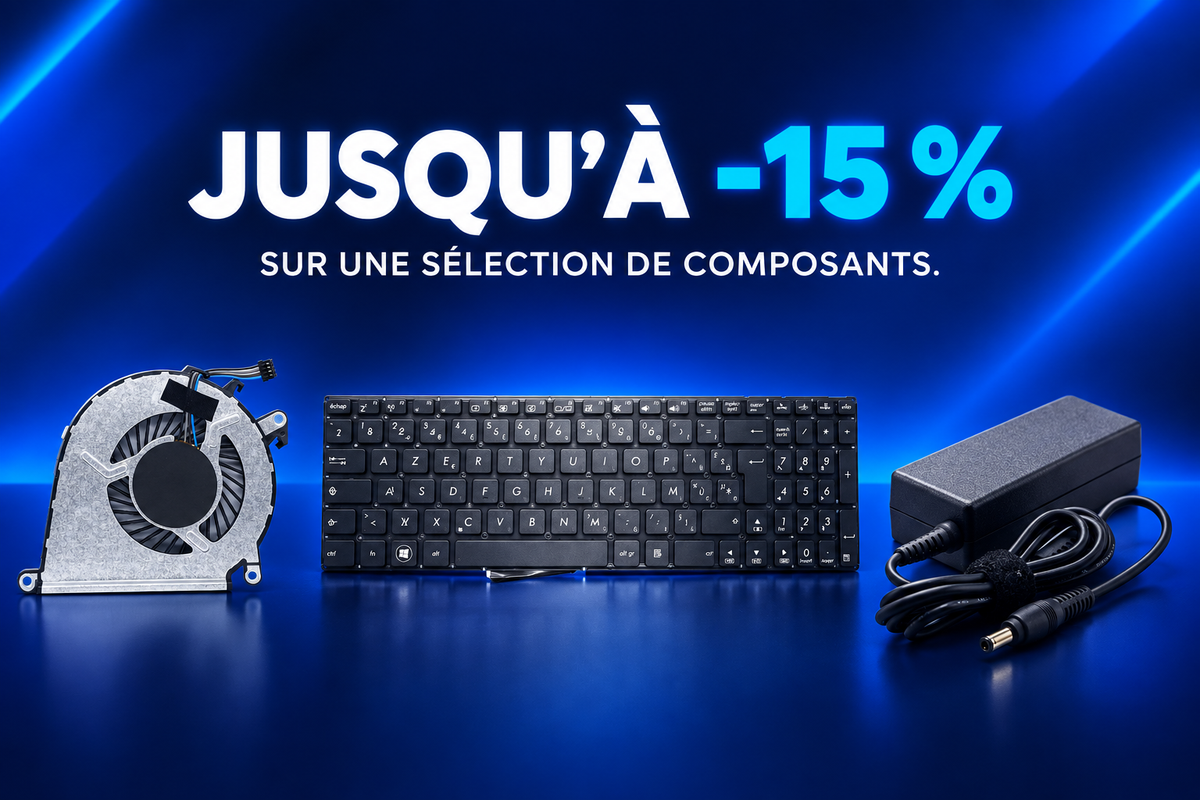Promotion Jusqu’à -15 % sur les composants disponibles